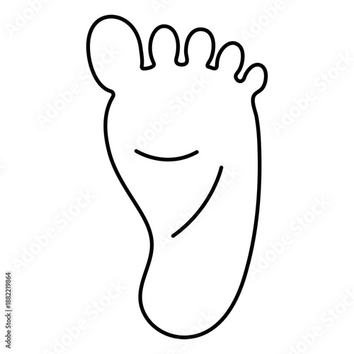 Foot sole stroke