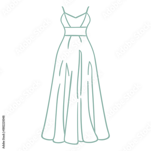 Bridesmaid dresse stroke
