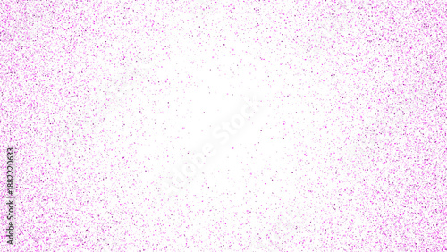 Schilderij op canvas Purple glitter sparkles isolated on transparent background