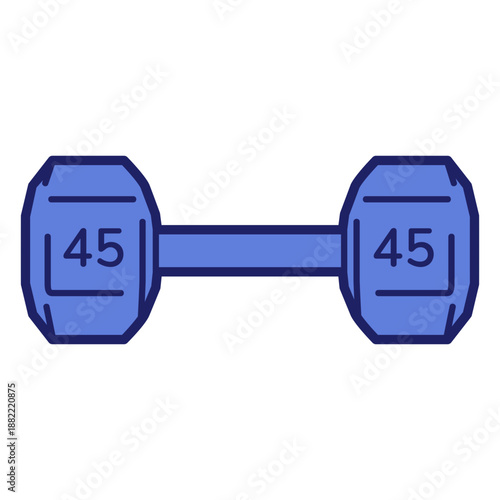 45 pounds dumbbells