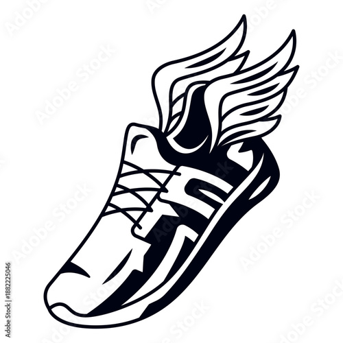 Running marathon fly wings shoe