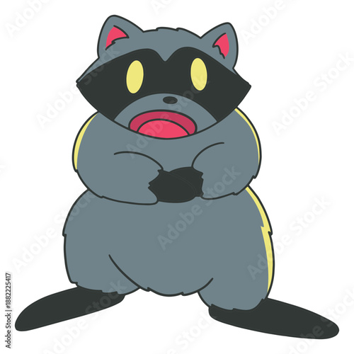 Raccoon rodent nature animal