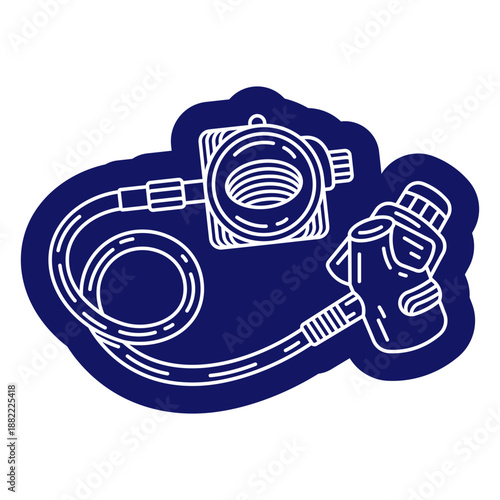 Watersports gear regulator cutout