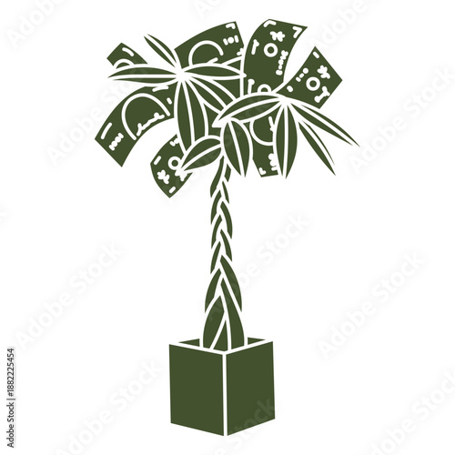 Money tree cut out