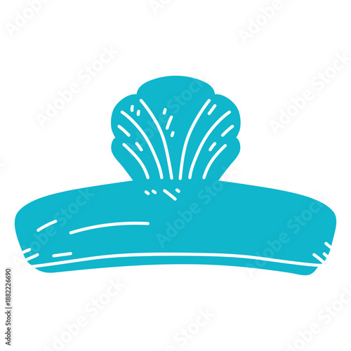 Hair clip cut out 80s