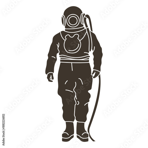 Diving suit cutout design