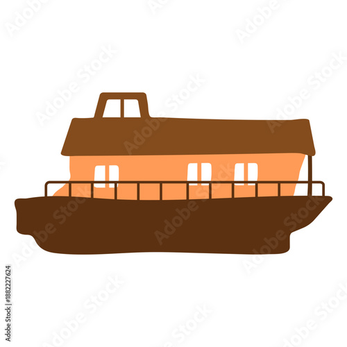 Ferry flat ship