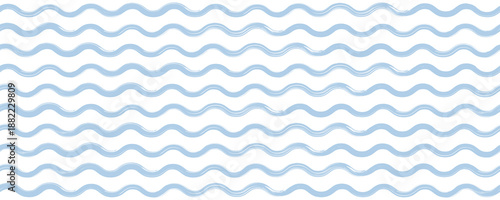 Girly baby doodle with grunge curly lines. Watercolor sea pattern. Unique striped backdrop or abstract wallpaper. Vector illustration.