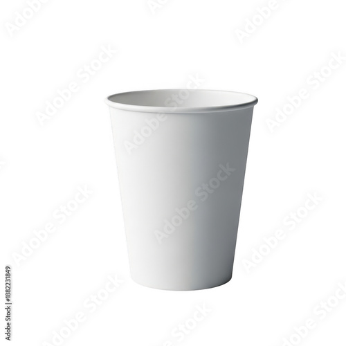 Wallpaper Mural Minimalist white disposable cup Torontodigital.ca