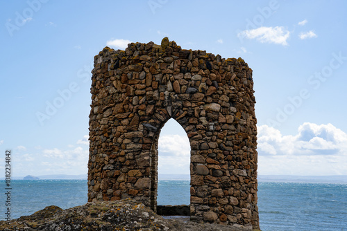 Lady's Tower in Elie and Earlsferry in Fife in Scotland