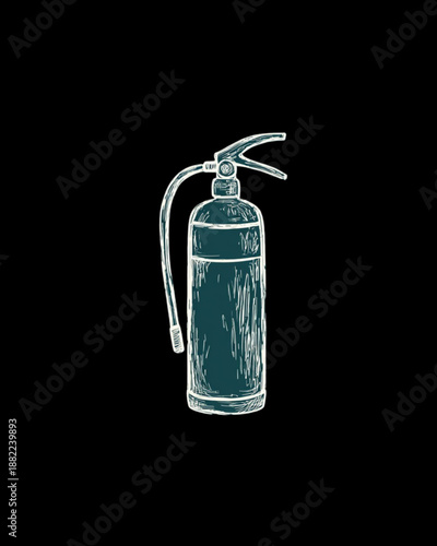 Fire Extinguisher Safety Equipment Device.