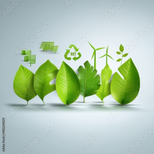 Green Energy and Nature Elements