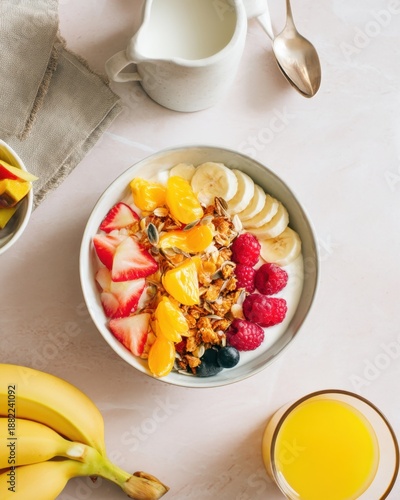 Healthy Fruit Yogurt Bowl