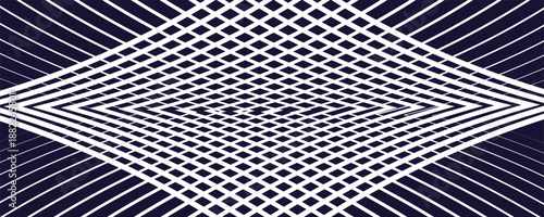 Seamless geometric pattern. Geometric simple fashion fabric print. Vector repeating tile texture. Roof tiling or fish squama shapes motif. Single color, black and white. Usable for fabric, wallpaper