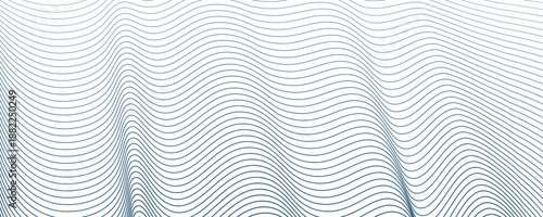 Vector ornamental continuous background made using undulate lines and curves. Monochrome netting composition can be used as wallpaper pattern.