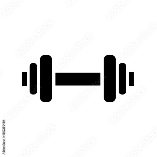 Fitness and Strength: A monochrome image showcases the simple elegance of a dumbbell, symbolizing the core of physical fitness and strength training. 