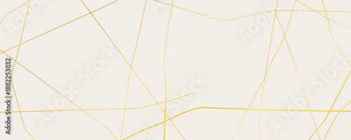 Gold Kintsugi crack pattern on whitish background