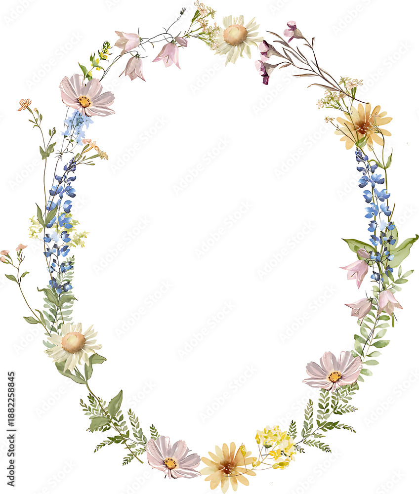 Obraz premium frame of flowers