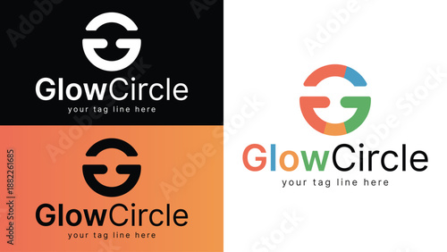 Abstract Letter G Circle Logo for Creative, Digital, and Marketing Brands