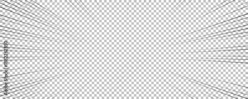 Black comic book transparent background