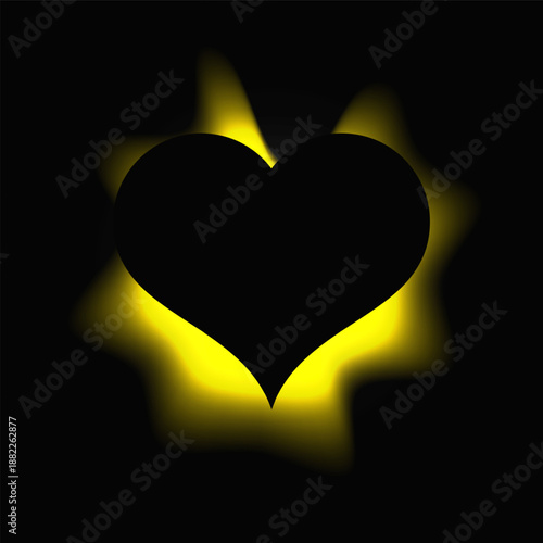 Heart illuminate light frame