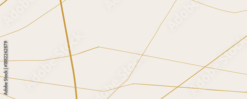 Gold Kintsugi crack pattern on whitish background