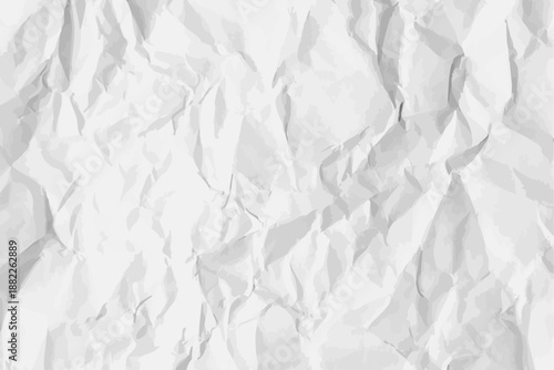 White clean crumpled paper