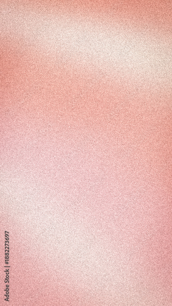 Fototapeta premium Abstract vertical background with grainy texture and soft transitions of rose gold, peach, and cream tones, ideal for elegant banners, wallpapers, and design