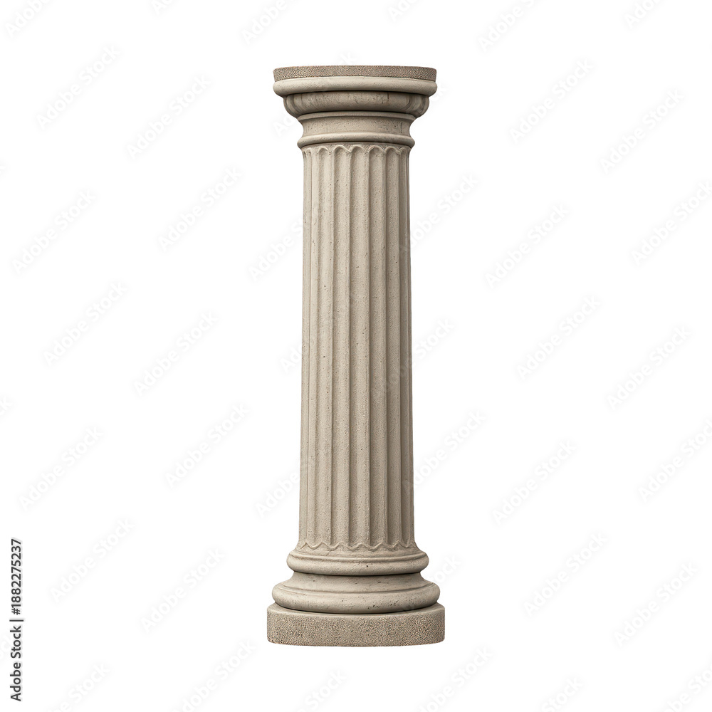 Naklejka premium PNG Elegant classical stone column design.
