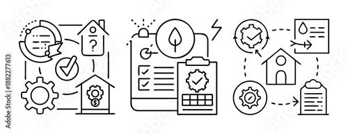 Home energy efficiency, sustainable property management processes.