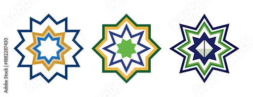 Islamic star patterns geometric designs geometric art for decoration