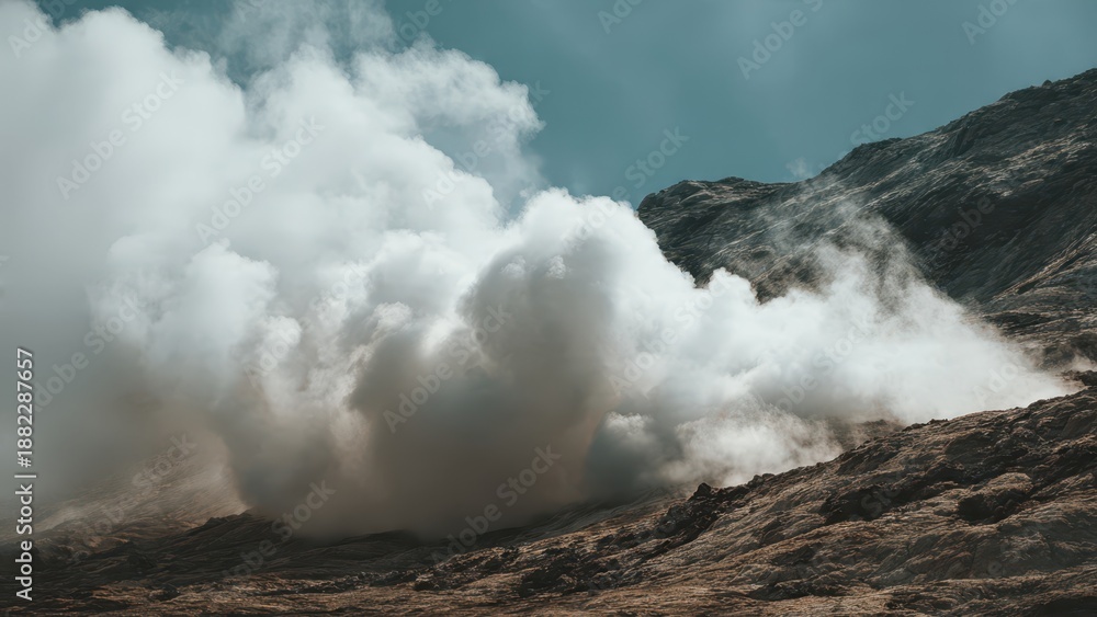 Fototapeta premium Bromo Volcano Steam