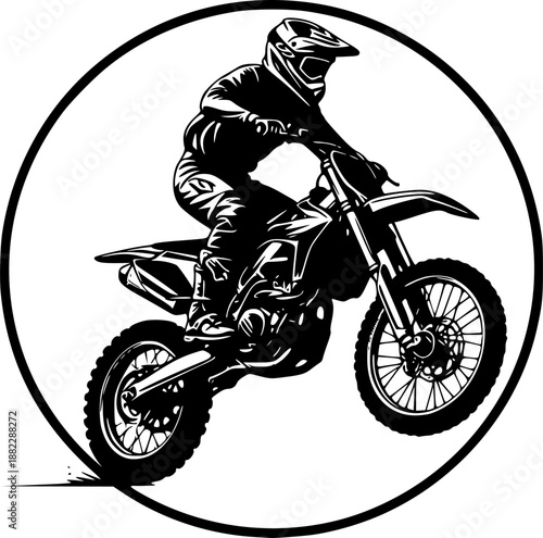 Motocross Silhouette
