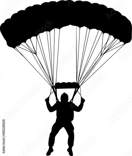 Parachutist Silhouette
