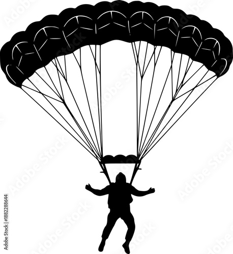 Parachutist Silhouette
