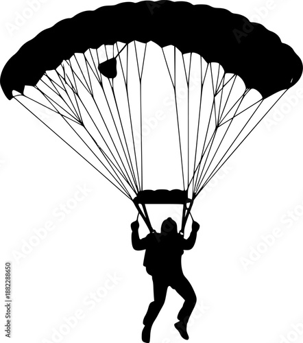Parachutist Silhouette
