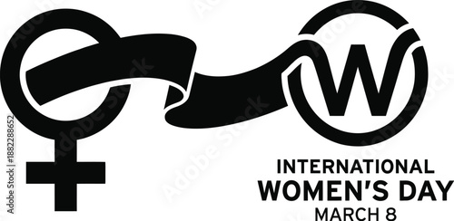 Women empowerment social media post vector floral template