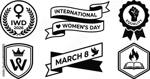 Purple ribbon collection for women empowerment and unity