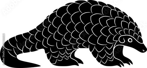 Pangolin Silhouette
