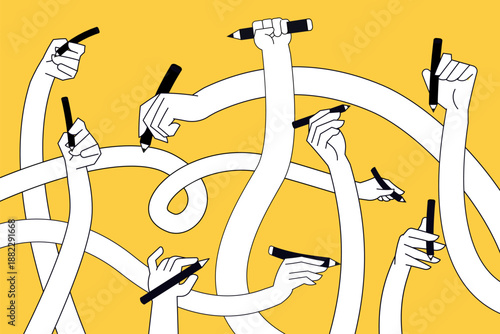 Creative banner of graphic design, creativity, education. Vector illustrations for web banner, social media banner, business presentation, marketing material. 