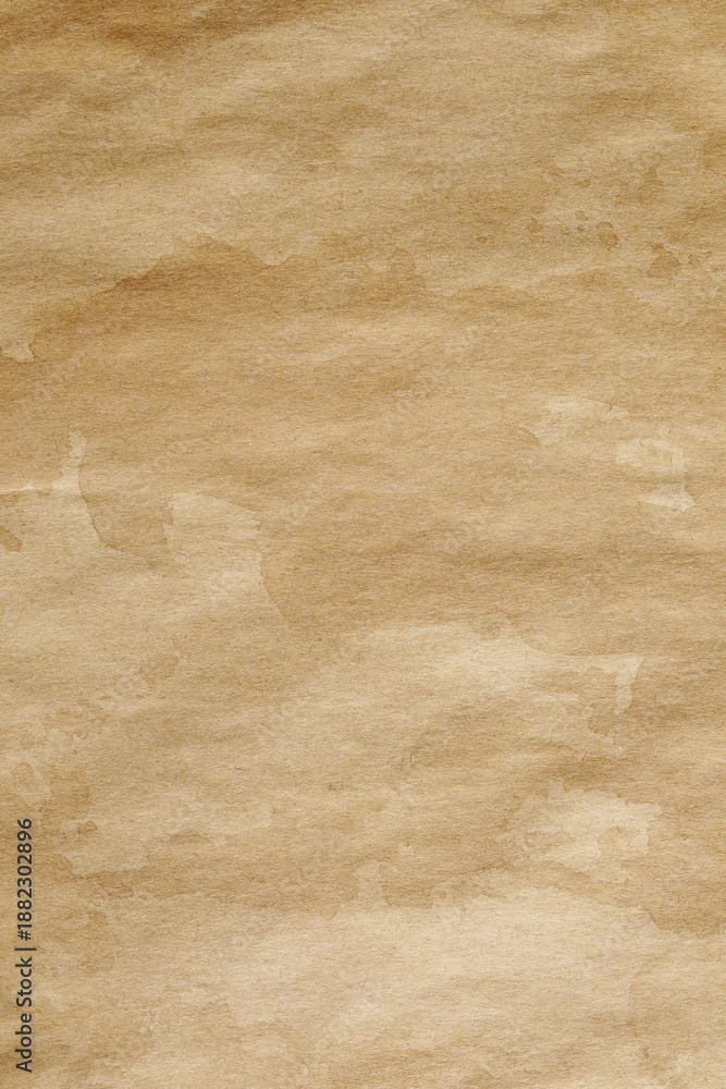 Obraz premium Old brown kraft paper texture with visible stains