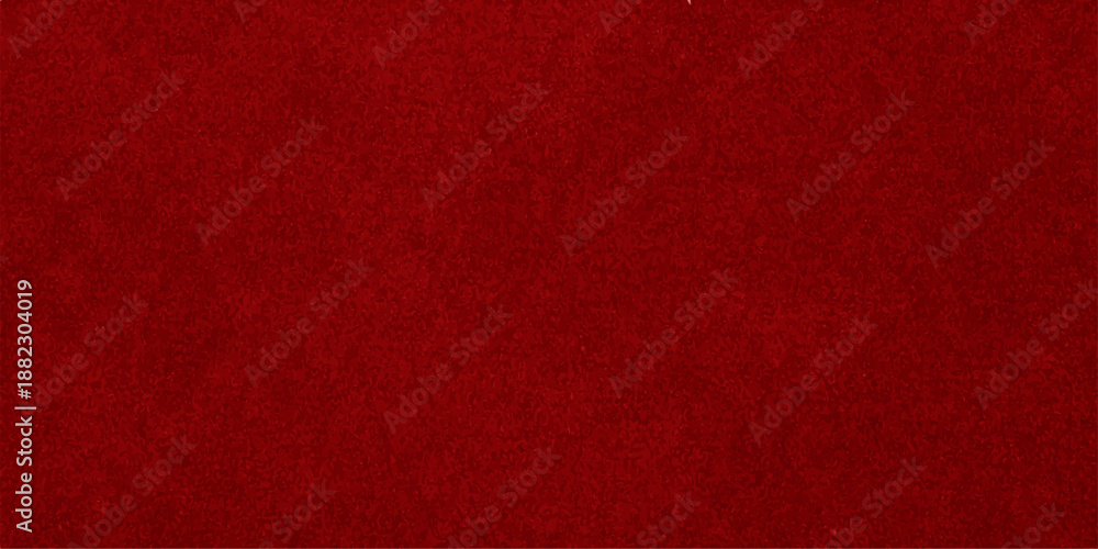 Fototapeta premium A dark red vintage paper and textured fabric background with a rough grunge pattern on a blank canvas surface for a Christmas textile wallpaper design