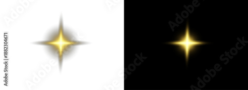 Neon Spotlight Projection with Bright Light Rays