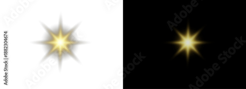 Futuristic Sunlight Glow with Abstract Beam