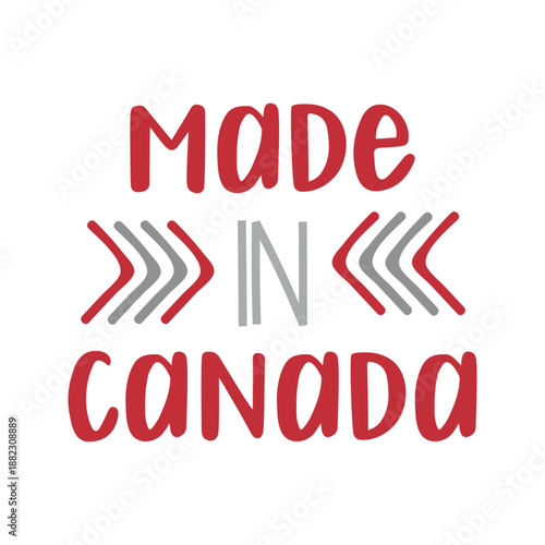Made In Canada Typography Design