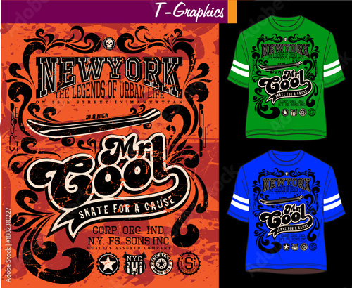 "Mr. Cool" Vintage Streetwear Graphic