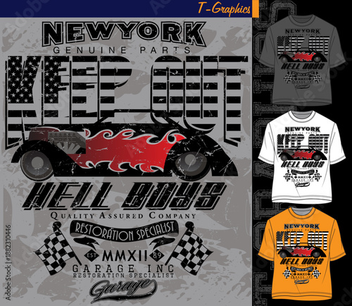 New York T-Shirt Factory Mockup Grid