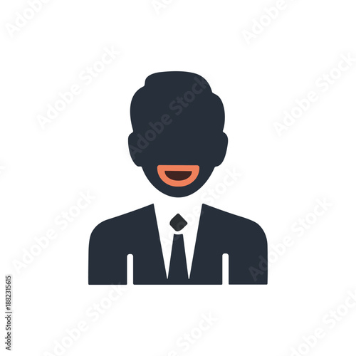 Man in Suit with Beard and Smile.