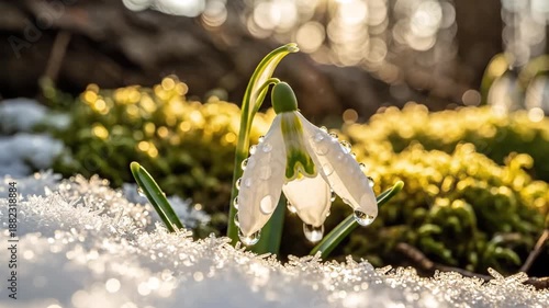Natural Dyed Easter Eggs in Ceramic Bowl with Mimosa Flowers