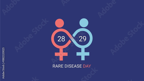 Raising awareness for Rare Disease Day with symbolic figures